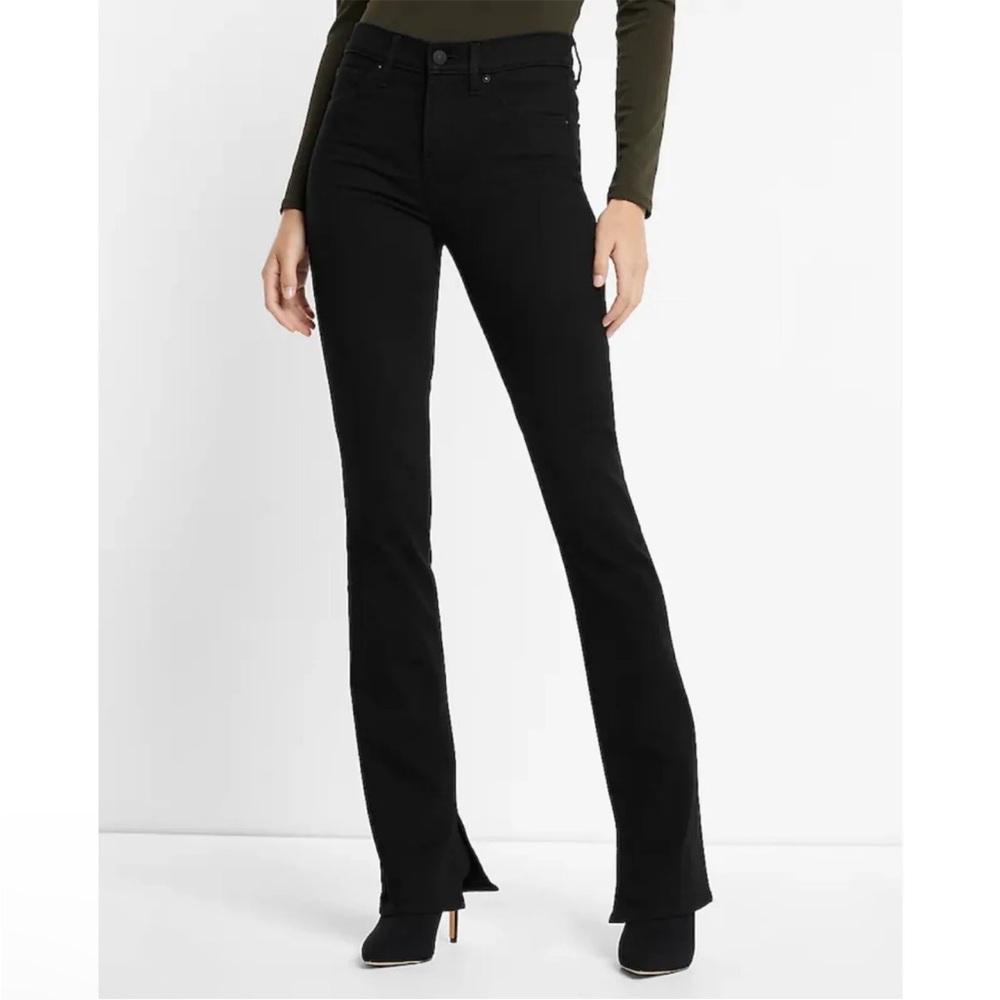 Express Mid Rise Black Skyscraper Jeans NWT New Size 2 Short